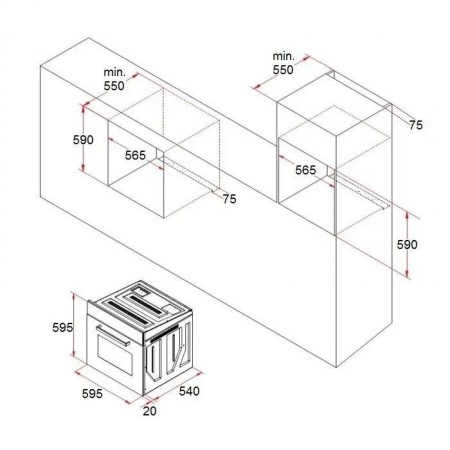 Cuptor Fabiano FBOR 41 Ivory A-25